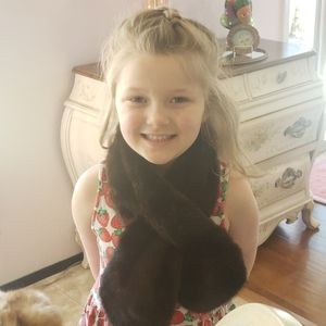 Vintage Rebecca Moses mink collar